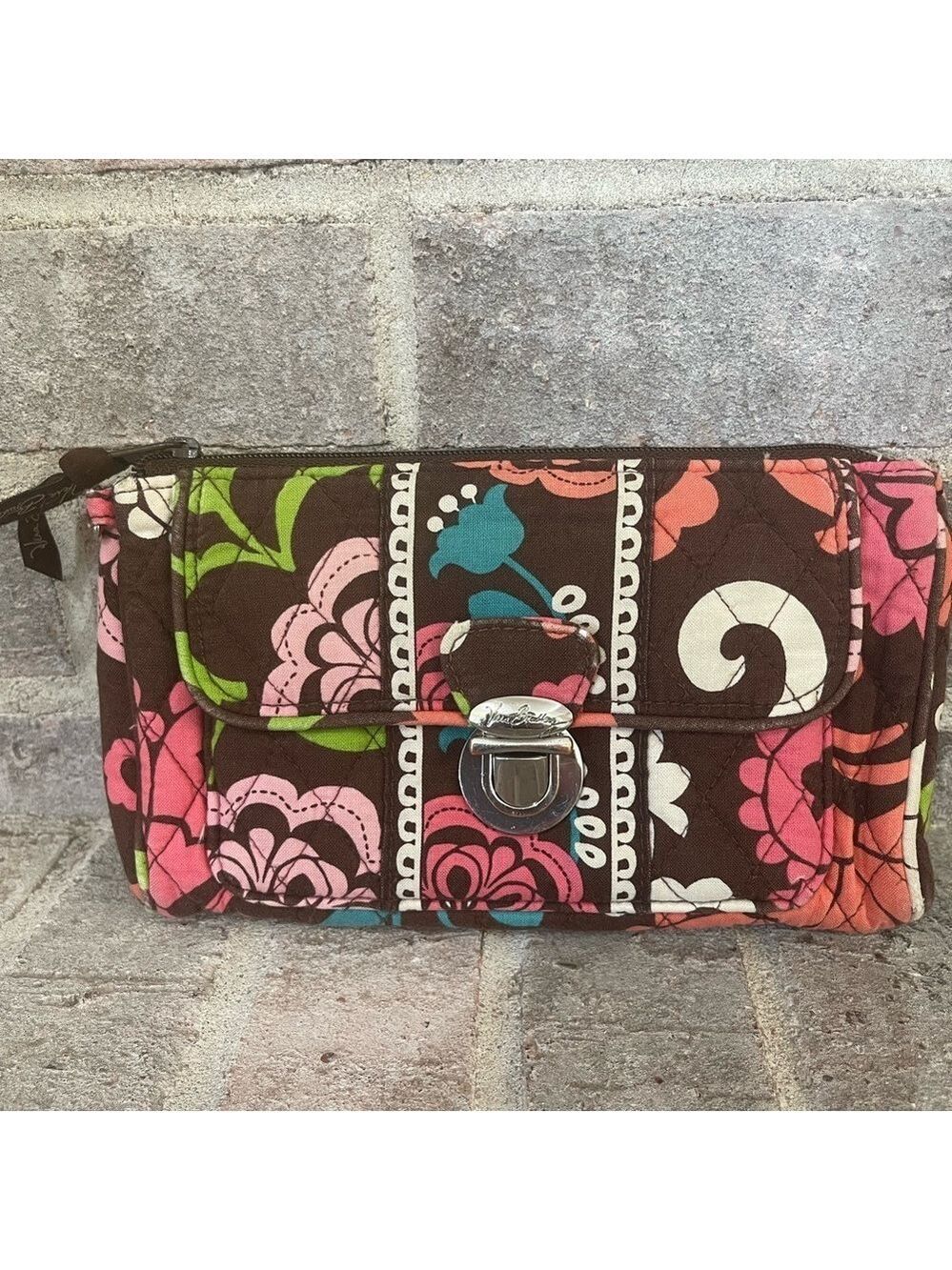 Vera Bradley Floral Wristlet